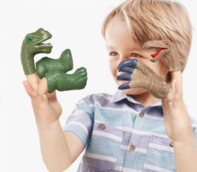 Guantes de animales para niños.